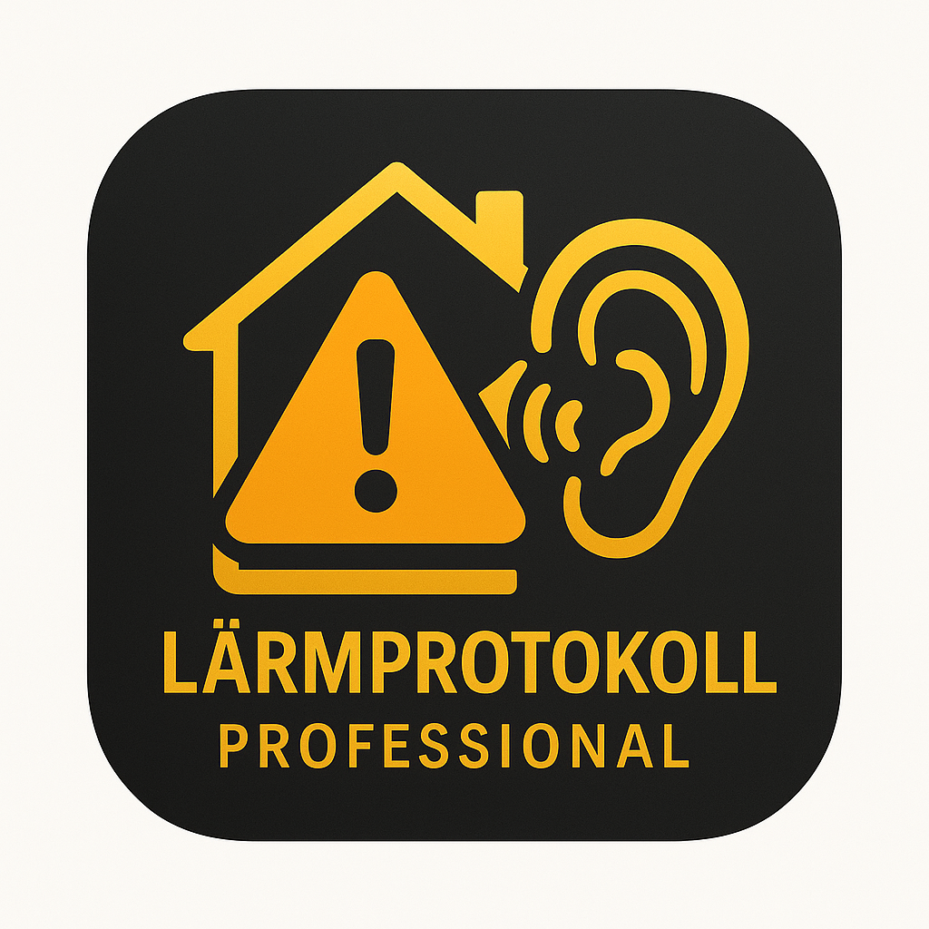 Lärmprotokoll Professional Icon